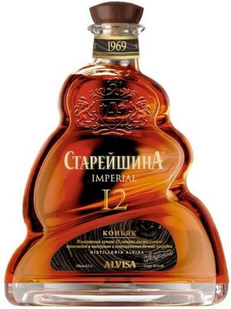 Коньяк "Старейшина" Империал 12-летний, 0.5 л
